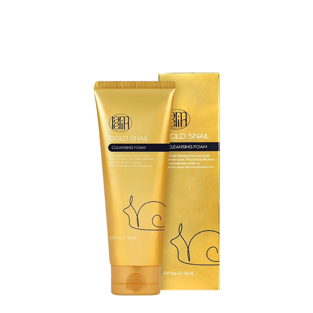 رغوة تنظيف الحلزون الذهبي من لاميلين Lamelin Gold Snail Cleansing Foam
