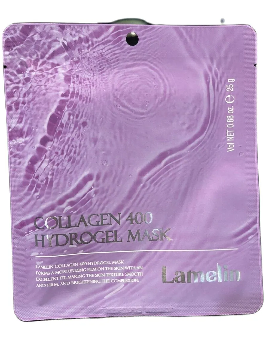 WhatsApp Image 2024-07-05 at 23.18.20_61a22db5 Lamelin collagen 400 hydrogel mask sheet - الصورة 1